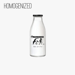 Milk - 1L Glass Bottle, Full Cream, Homogenized (Initial Order)