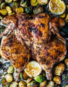 Chicken - Lemon and Herb Marinated Flattie (+-1.3kg-1.5kg)