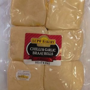 Braai Bread Chilli and Garlic 6 rolls