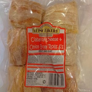 Ciabatta Cheese And Onion Braai 6 Rolls