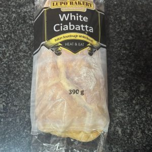 Ciabatta White Sliced Loaf 390g